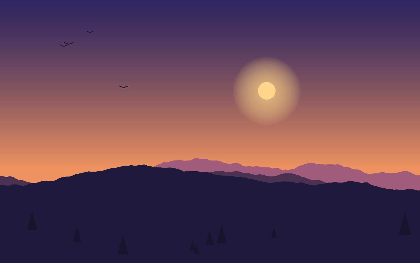 Landschapsillustratie