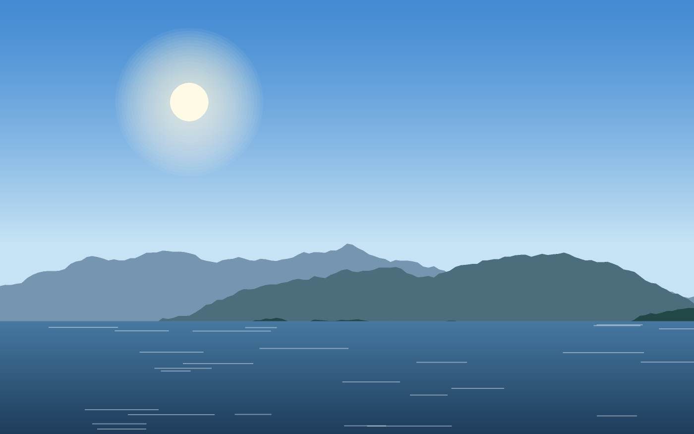 Landschaftsillustration