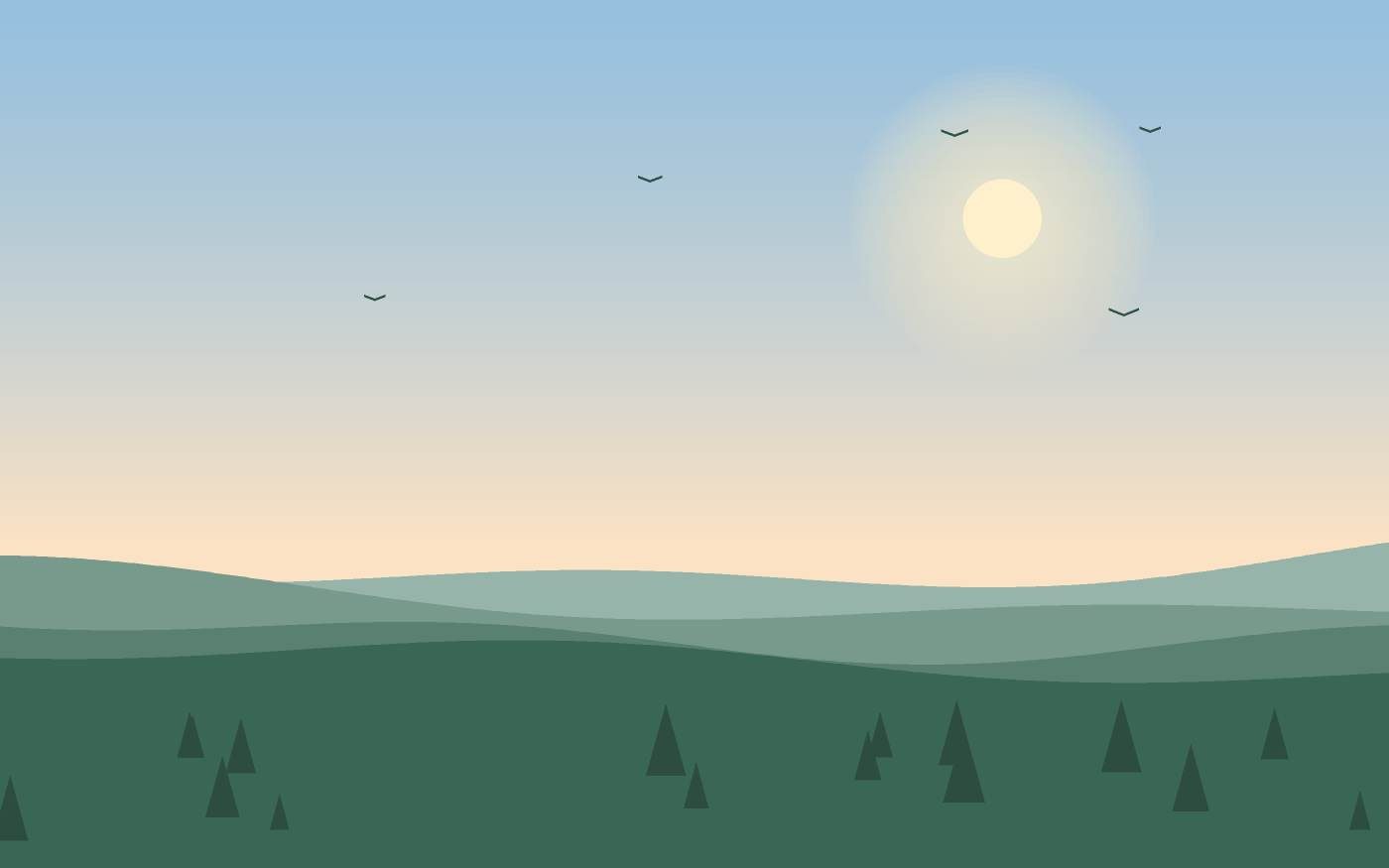 Landschaftsillustration