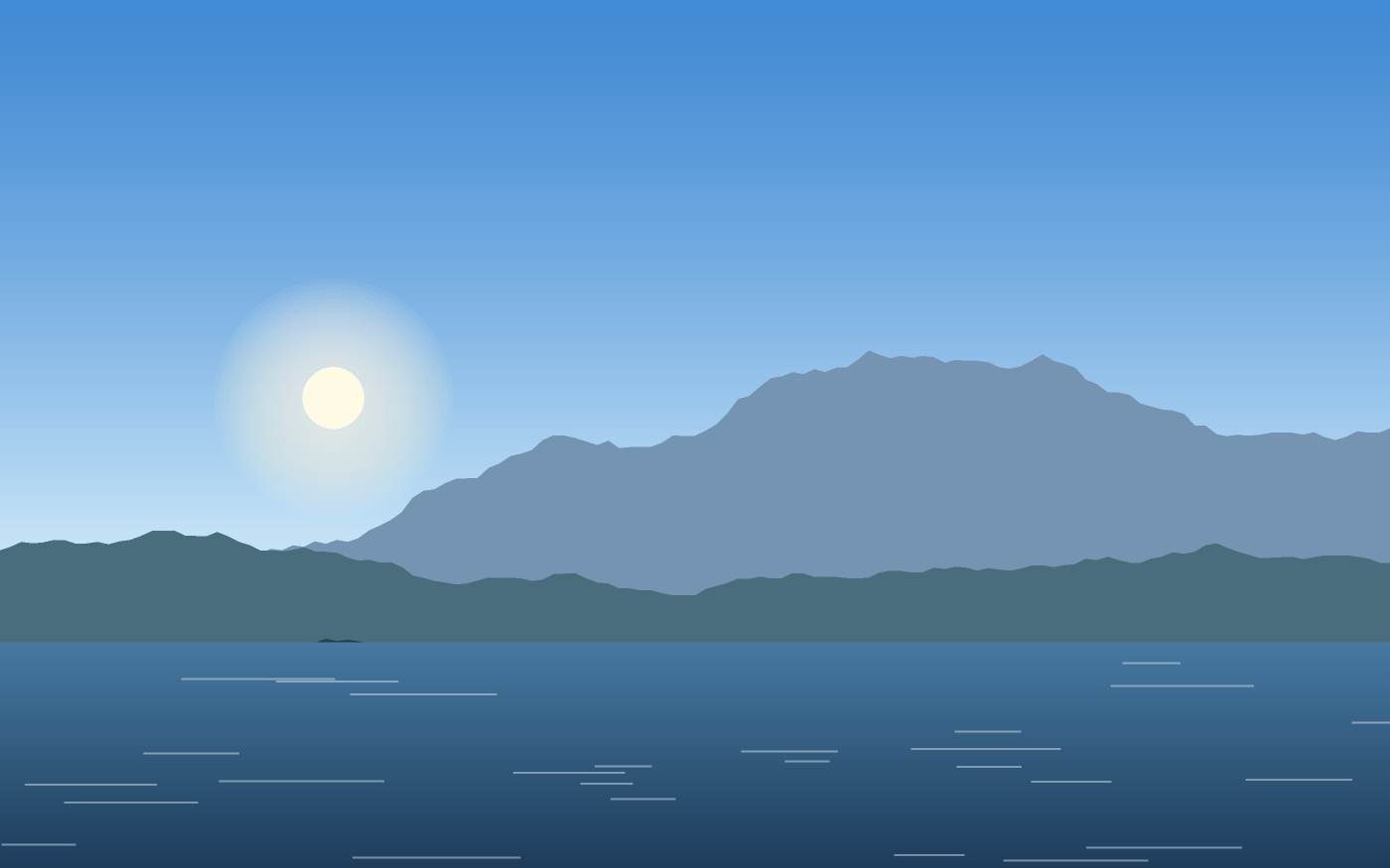 Landschaftsillustration