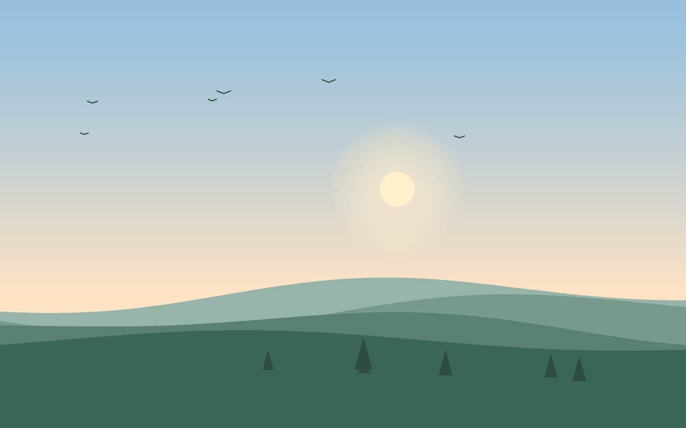 Ilustrace krajiny