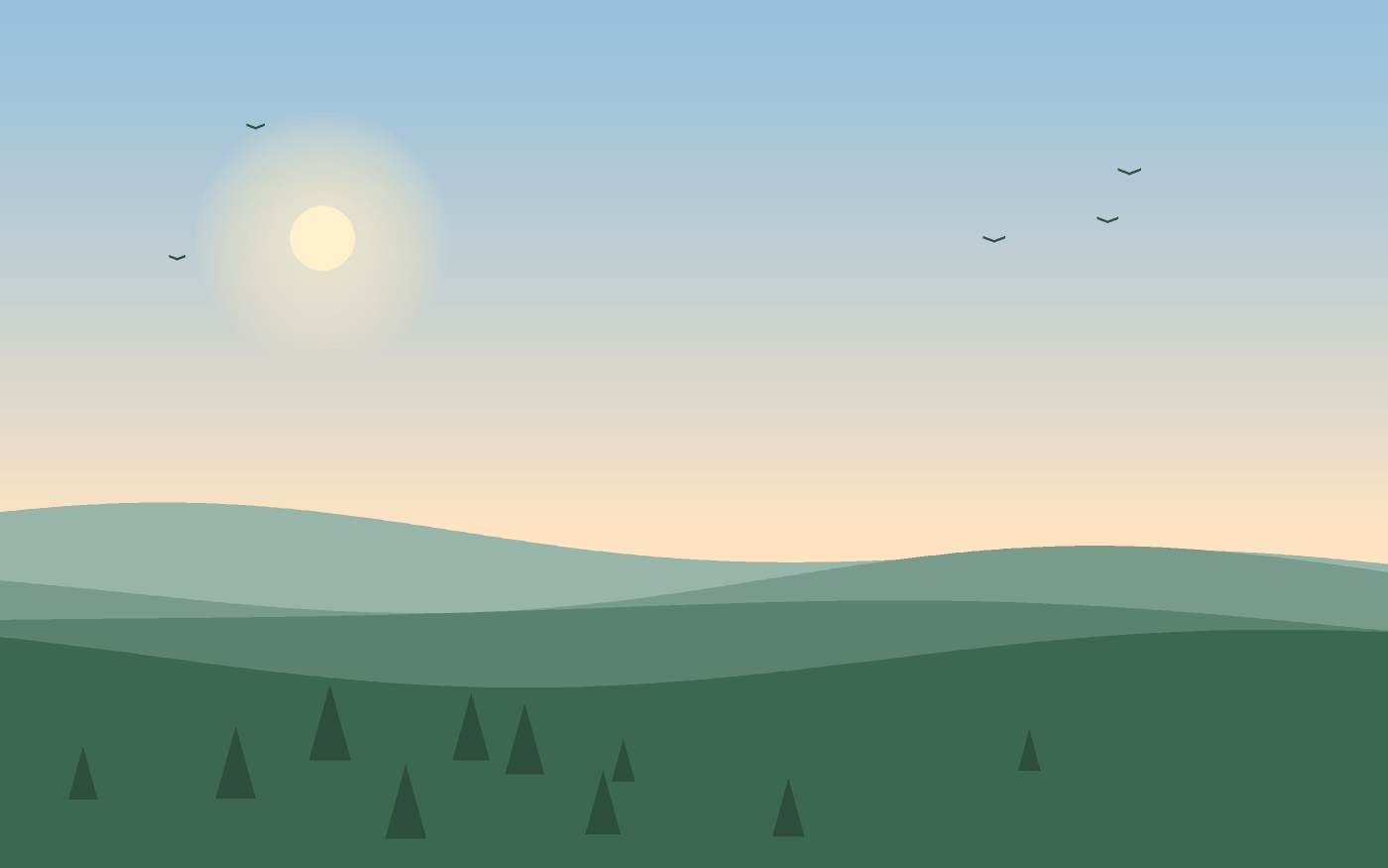 Landschaftsillustration