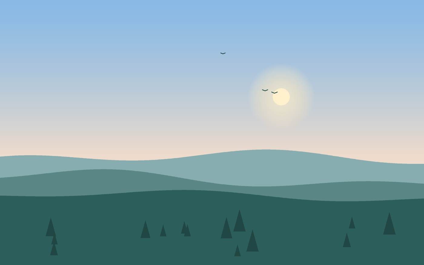 Ilustración de un paisaje