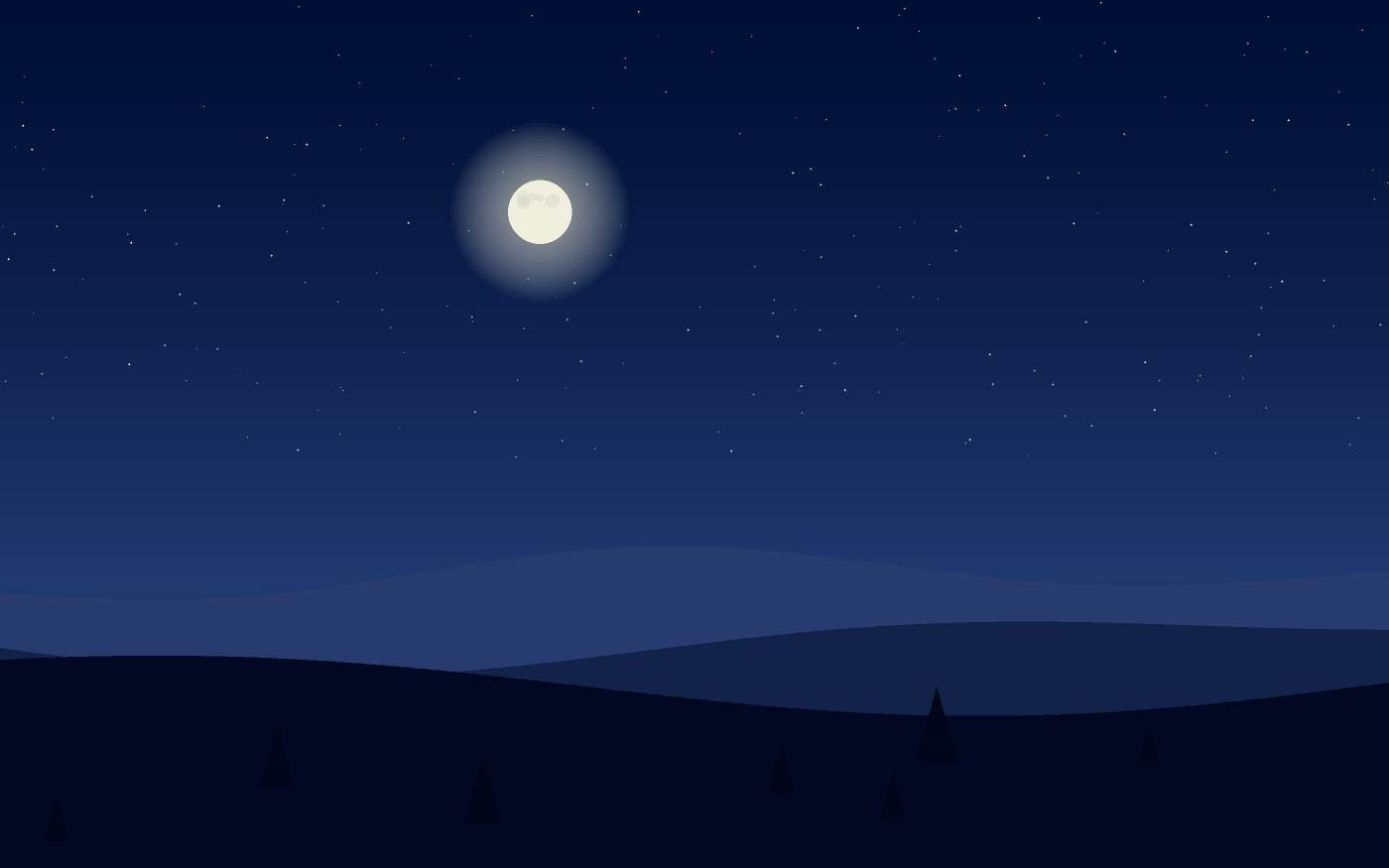 Ilustração de uma paisagem